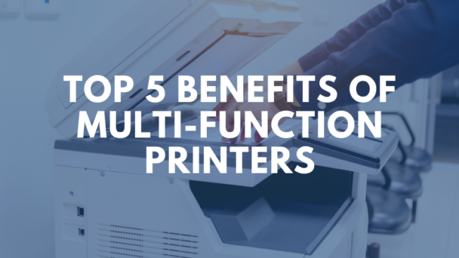 benefits of multi-function printers